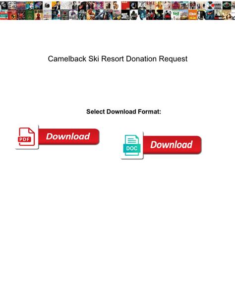 average award. . Camelback donation request